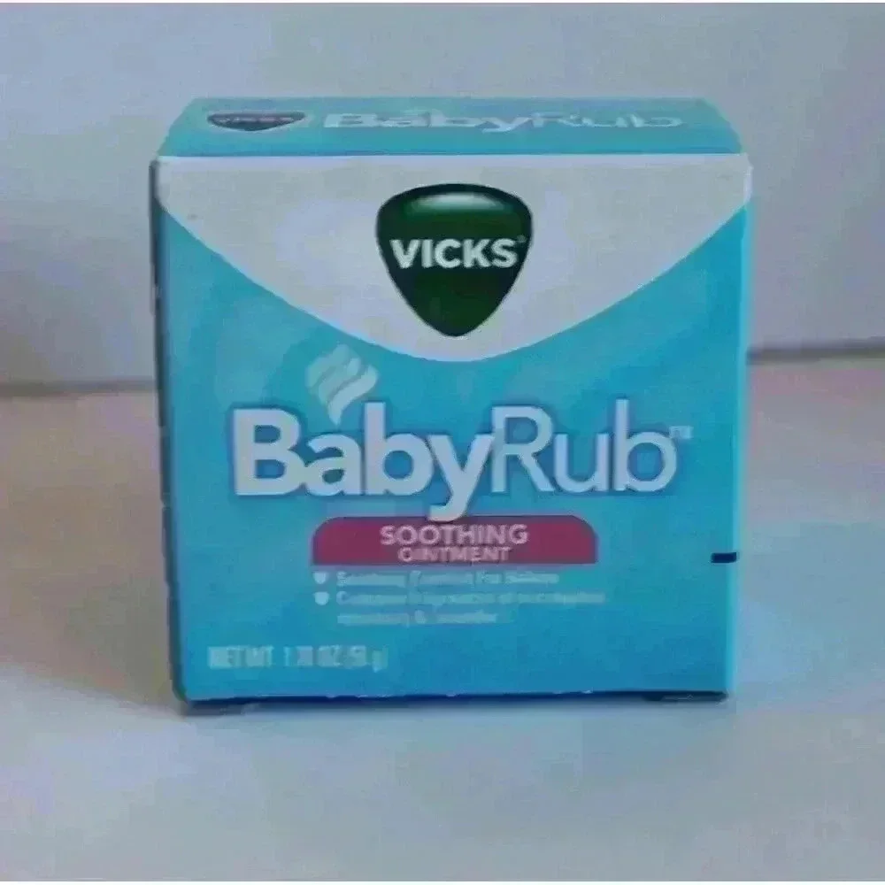 Vicks BabyRub Non-Medicated Chest Rub Soothing Ointment -‎ 1.76 OZ / 50g NIB
